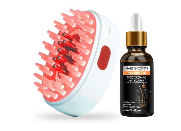 Hair Regrowth Therapy Comb + Growth-Boosting Serum