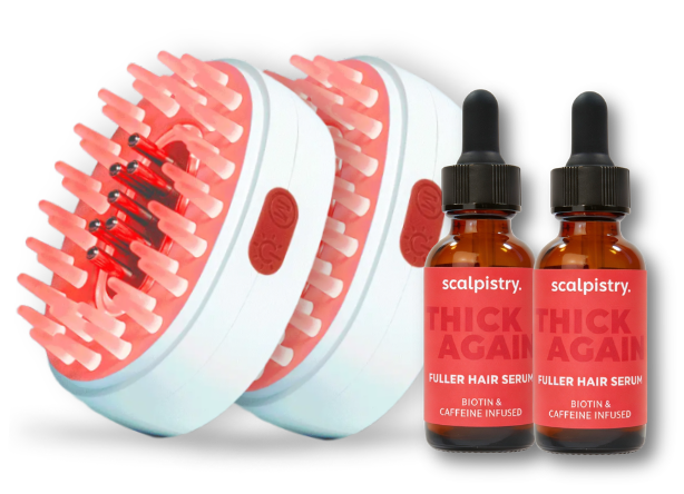 2 Hair Combs + 2 Growth-Boosting Serums